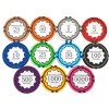 Eclipse Smooth 14 Gram Clay Poker Chips Sample Set Pack