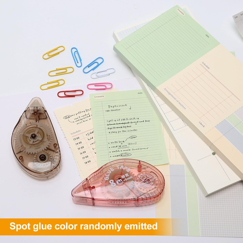 Post It Notes, 2 Pack Sticky Notes Record Cards with