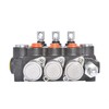 waltyotur Monoblock Hydraulic Directional Control Valve, 3 Spool 13 GPM