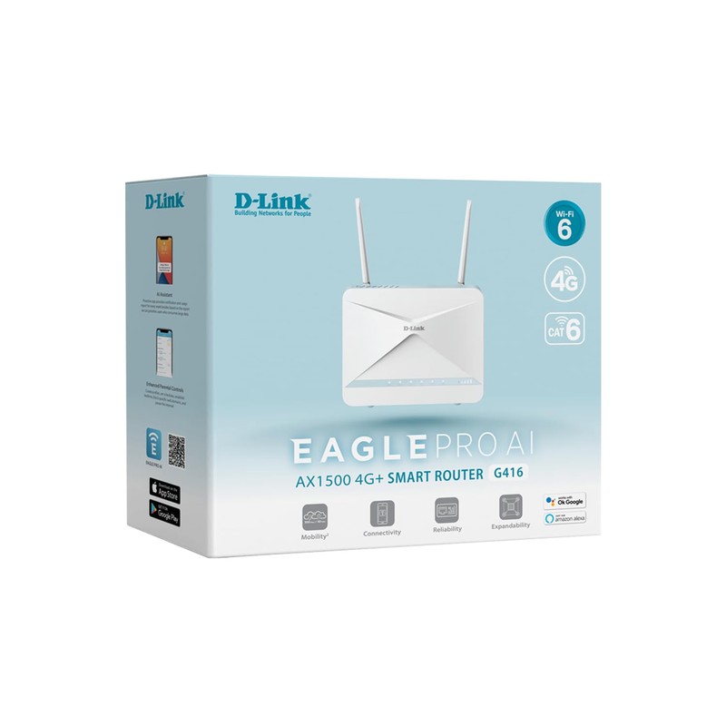 D-Link Australia 4GX / 4G+ Cat6 LTE Router - G416-AU: