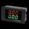 YB4835VA Dual Display Integrated Voltage Ammeter Panel Amp Volt Gauge