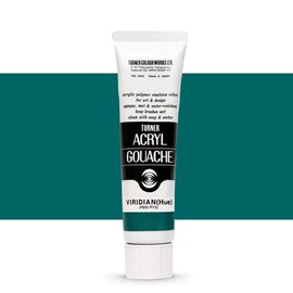 Turner Colour Works Acryl Gouache Artist Acrylic Paint - Single 40 ml Tube - Viridian Hue