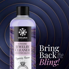 Calyptus Ultrasonic Jewelry Cleaner Solution Concentrate | Professional Power for Use