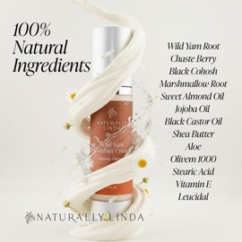 Organic Wild Yam Cream for Women, Inspired by Barbara O’Neill – Herbal Comfort with Chaste Berry & Marshmallow Root, 1.7 oz