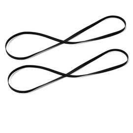 Alnicov 2 x Record Player Belts Folded Length 200mm for Retro Vinyl Record Players Fits All Types of Belt Operated Turntables
