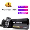 ASHATA Digital Video Camera, 4K Anti‑Shake High Definition Digital Video