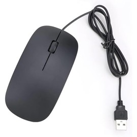 OWII TECH USB Wired Mouse for Laptop Computer and PC, 3-Button Wired USB Computer Corded Mouse with Scrolling Wheel, Optical Computer Mouse for Mac Desktop Silent Click Premium and Portable Mice