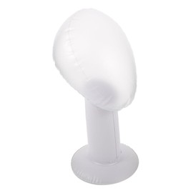 Healeved Inflatable PVC Mannequin Head Stand for Wigs and Hats Lightweight Portable Display Model for Baseball Hat Brim Shaper Male Wig Holder for Salon Travel and Home Use