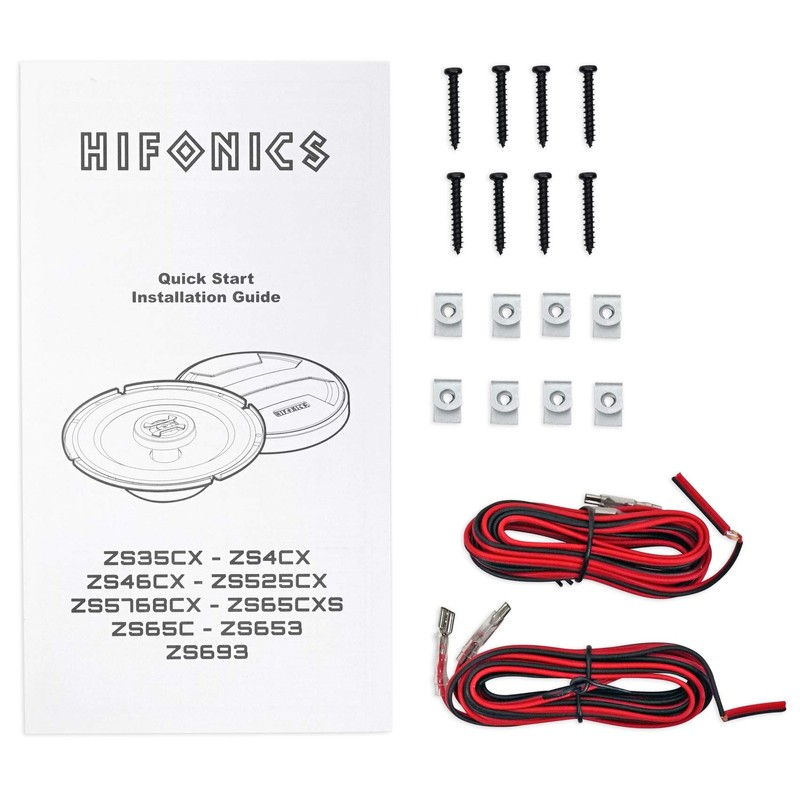Hifonics (4) ZS5768CX 5x7 or 6x8 1000 Watt Coaxial Car