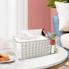 Discoball Tissue Box Clear Tissue Holder Rectangular Napkin Dispenser Tissue