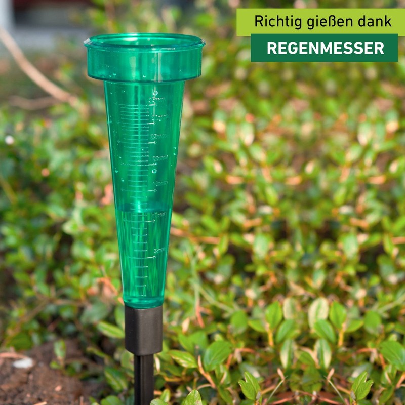 Windhager 06244 Rain Gauge with Ground Spike for Accurate Rainwater