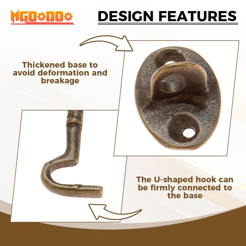 4 Inch Hook and Eye Latch Cabin Hook and Eye