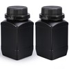 UMETASS Plastic Bottles Wide Mouth 20oz/600ml, Darkroom Chemical Storage Bottle,