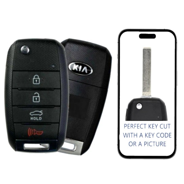 VLS KEY CUT SERVICE + NEW Remote Flip Key For
