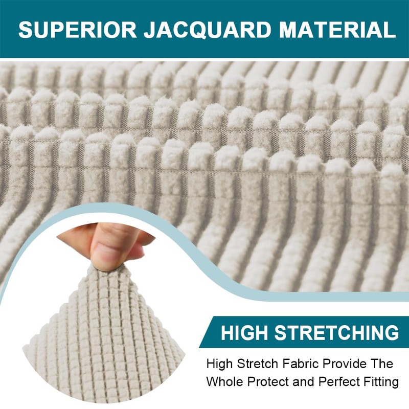 Turquoize Stretch Sofa Cover for Chesterfield Sofa Loveseat Sofa Covers