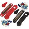 (Pair - Red & Black) 12 Terminal Distribution Block -BUSBARS-