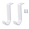 OwnMy 2PCS Closet Rod Brackets Heavy Duty 1 Inch to
