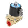 Electric Solenoid Valve Brass Structure Copper Coil 1 Way Flowing