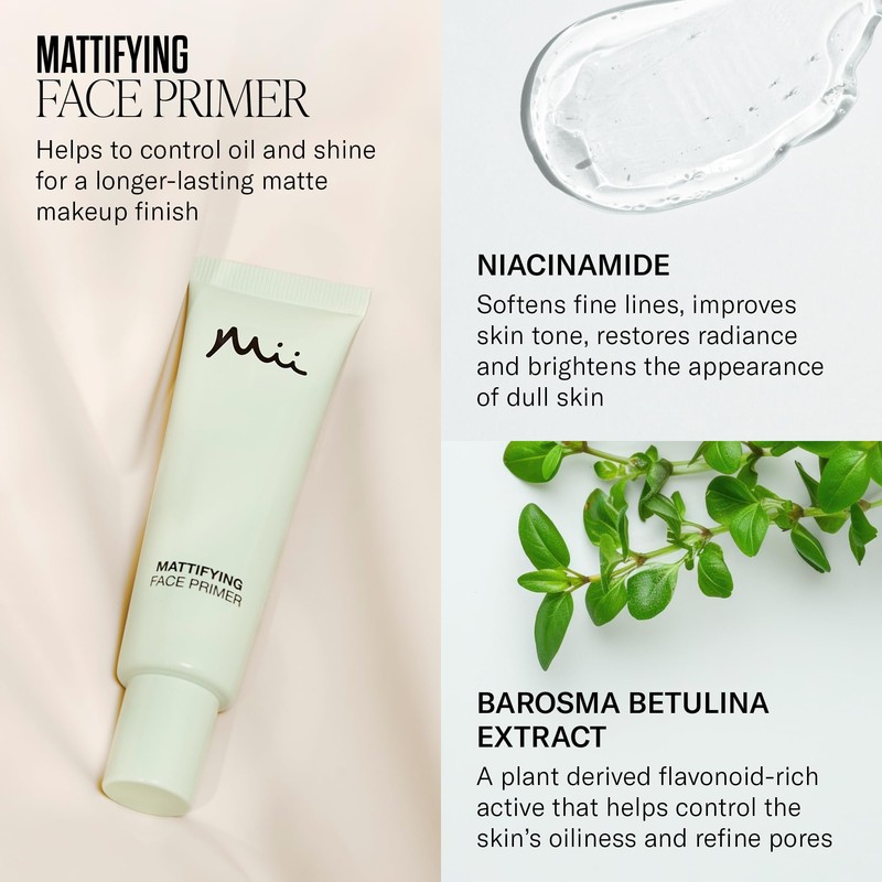 Mii Cosmetics Mattifying Shine Control Face Primer | Oil Control