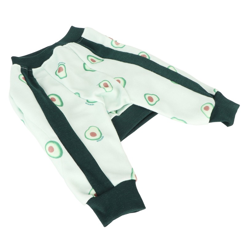 Pet Long Sleeve Pajamas Breathable Soft Elastic Cute Avocado Print