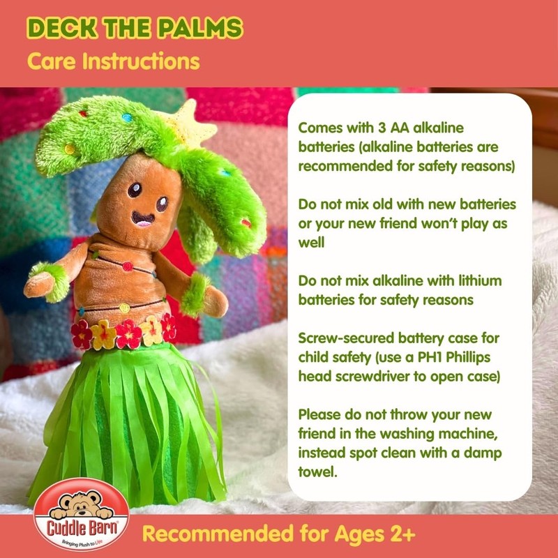 Cuddle Barn - Deck The Palms | Hawaiian Christmas Tree