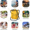 Kikerike Backpack Stool Cooler Chair Heavy Duty 300 LBS Max