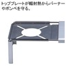 SOTO ST-3107 Minimalist Work Top, Silver, Product Size: Width 14.8