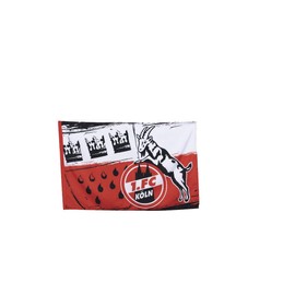 1. FC Köln Flag / Stick Flag 100 x 150 cm Crest