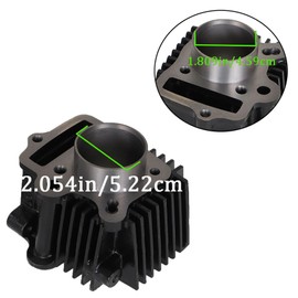 WFLNHB 47mm Bore Top End Kit Cylinder Head Piston Replacement for Honda TRX90 1993-2005