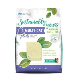 Sustainably Yours, Arena para Gatos Multi Cat Plus, 2086 onzas                                                                                        