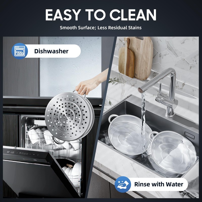 Stainless Steel Steamer 5 Tier Steamer Cooking Pots Steam Soup