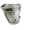 Gaobabuチタンマグカップ 300ml＆400mlのセット（フタ・メッシュ袋付）