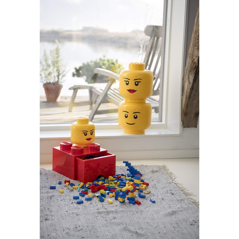 Room Copenhagen 40311724 4032 Boy Storage Head, Plastic, Yellow