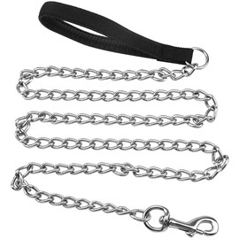 Dog Leash Chain Leash Long Bracelet Leash Pet Supplies, Heavy Metal Chain, Chain, Pet Leash, Small Dogs, Medium Dogs, Walking, Towing, Training, Chewproof, Lightweight, Easy to Grip, Stylish, Cute