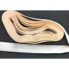 5 Yard 3/4" Fold Over L. Beige Elastic Spandex Satin