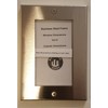 Elevator Certificate Frame 3.5 x 2 Stainless Steel
