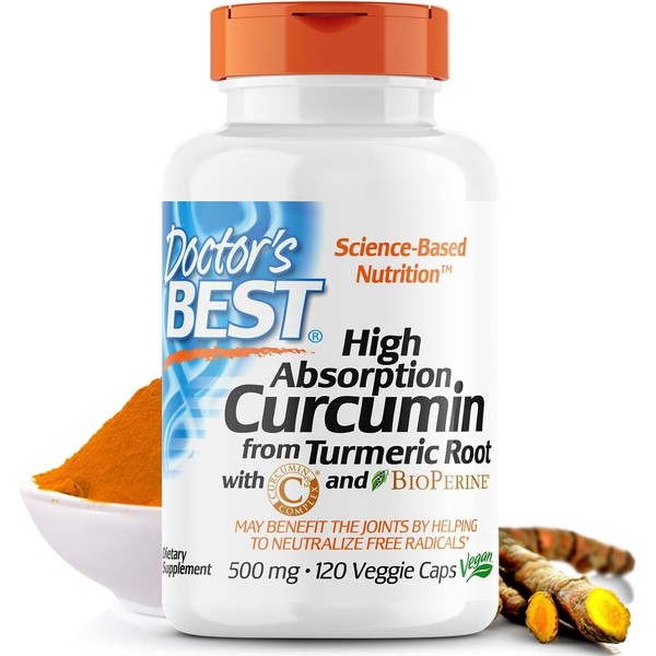 Doctor's Best DRB-00107 High Absorption Curcumin From Turmeric Root with