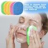 Pack of 10 Face Wash Sponge, 10 mm Natural Cellulose