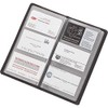 Business Card Holder Leather Black