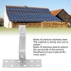 Solar Panel Bracket Stainless Steel Weather Resistant PV Panel Mounting