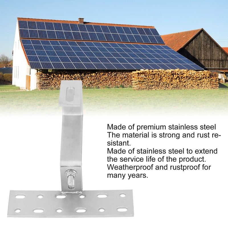 Solar Panel Bracket Stainless Steel Weather Resistant PV Panel Mounting