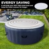 Tlswshsy 4.5 Ft Inflatable Hot Tub Cover- Energy Saving Lid