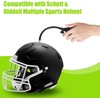Football Helmet Chin Strap Cam Loc Housings Set & Helmet
