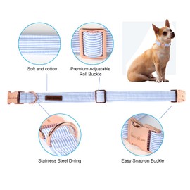 Unique style paws Dog Collar Metal Buckle Collar Gift for Small Medium Large Boys Girls Dogs