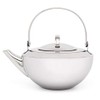 Bredemeijer Small Shiny Single Wall Stainless Steel Teapot 0.8 Litres