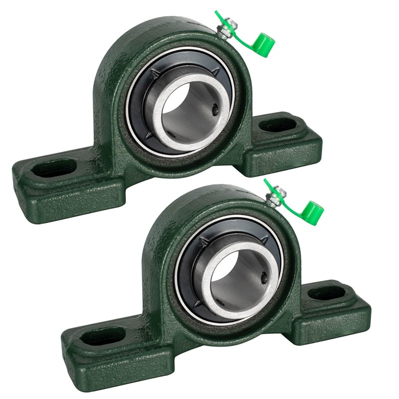 Pillow Block Bearing 5/8 inch Shaft Bore, Solid Cast Iron