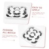 BIUDECO 5pairs False Eyelash Extensions for Natural Makeup Soft Lashes