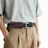 Leather Knife Sheath for Belt, Horizontal Carry Pocket Knife Holder,