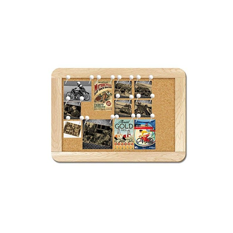 AnMiao Star 200 PCS 1/8 Inch Map Tacks (White)