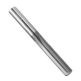 uxcell Chucking Reamer 7.143mm H7 Solid Carbide Lathe Machine Reamer 6 Straight Flutes Straight Shank Milling Cutter Tool for Metal Wood Hole Reaming